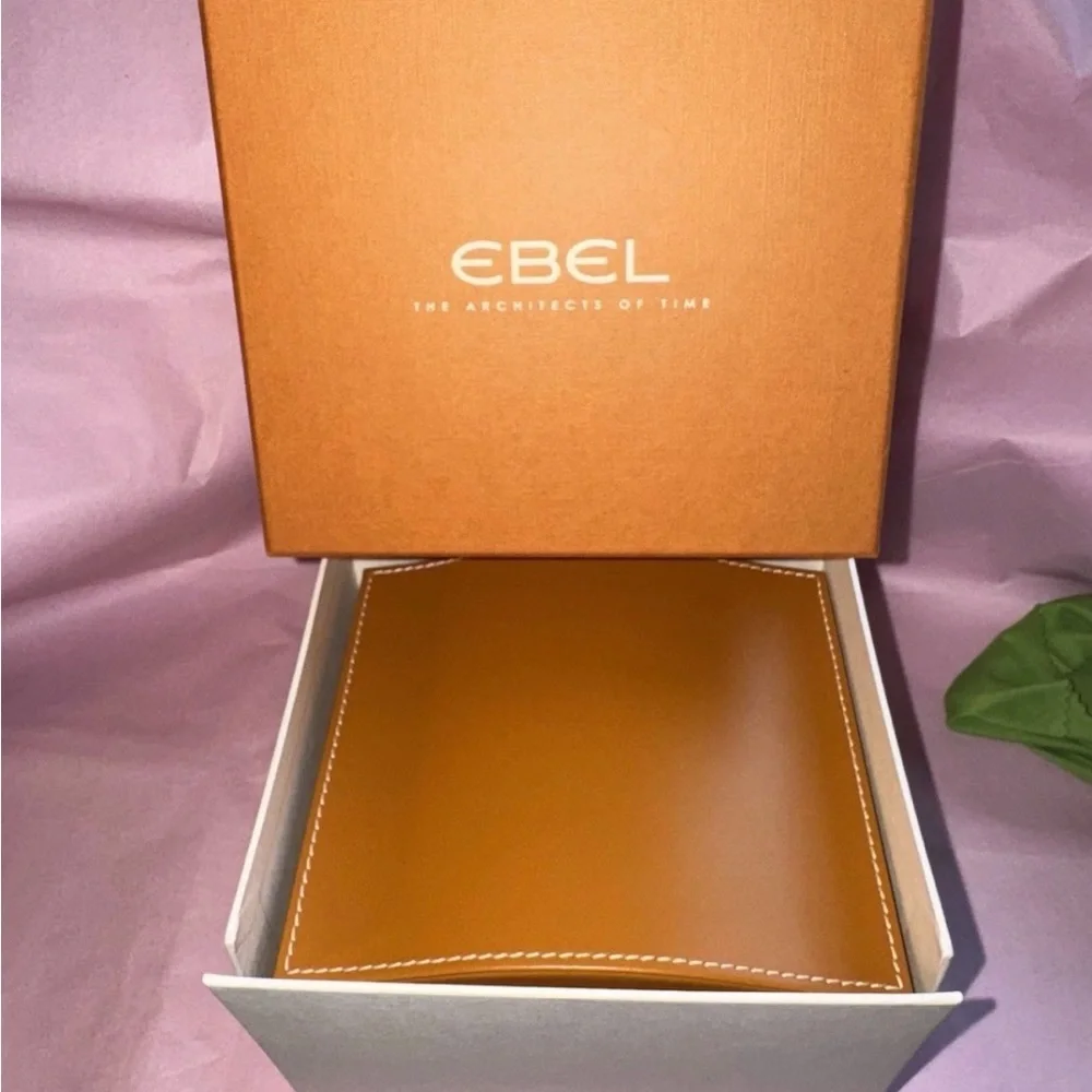 Ladies Women’s EBEL Beluga SS Diamond & Blue Mother of Pearl Wrist Watch w/ Box